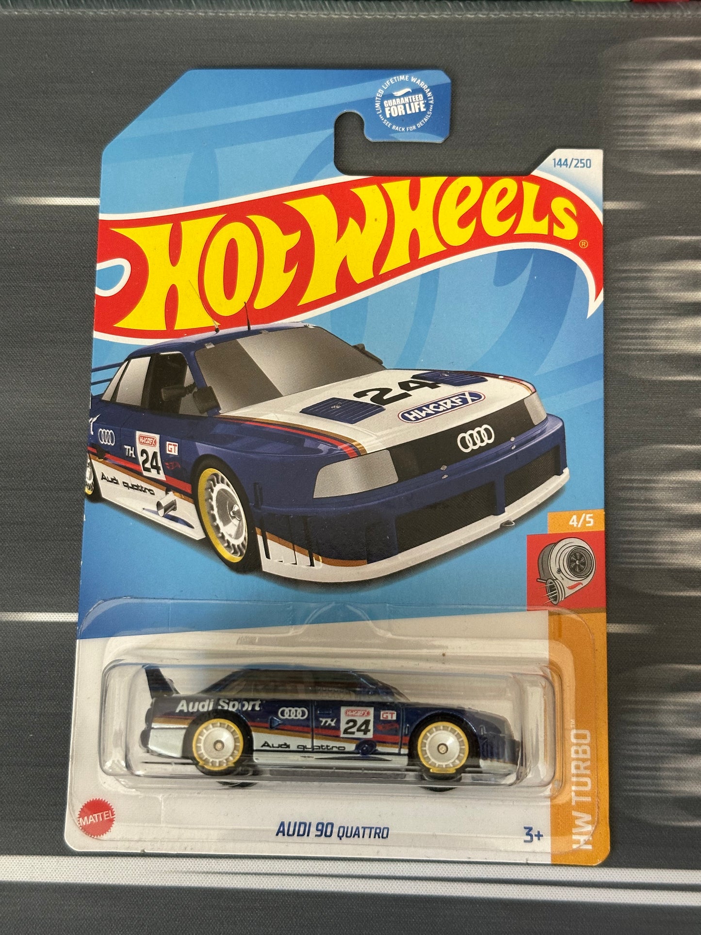 Hot Wheels 2024 Audi 90 Quattro STH Super Treasure Hunt 144/250 - AUSSIE diecast