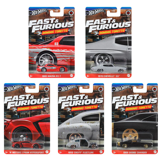 Hot Wheels Silver 2024 Fast & Furious Dominic Toretto (HNR88)