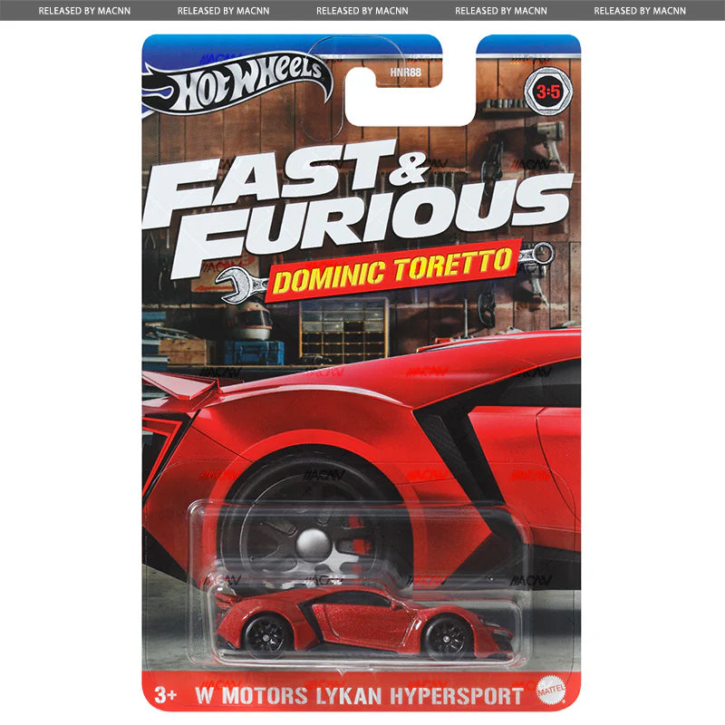 Hot Wheels Silver 2024 Fast & Furious Dominic Toretto (HNR88)