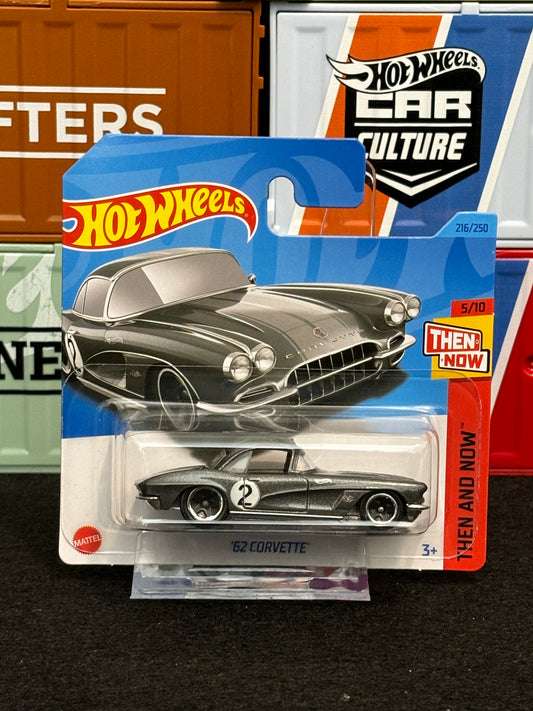 Hot Wheels 2023 '62 Corvette 216/250 Mainline Short Card