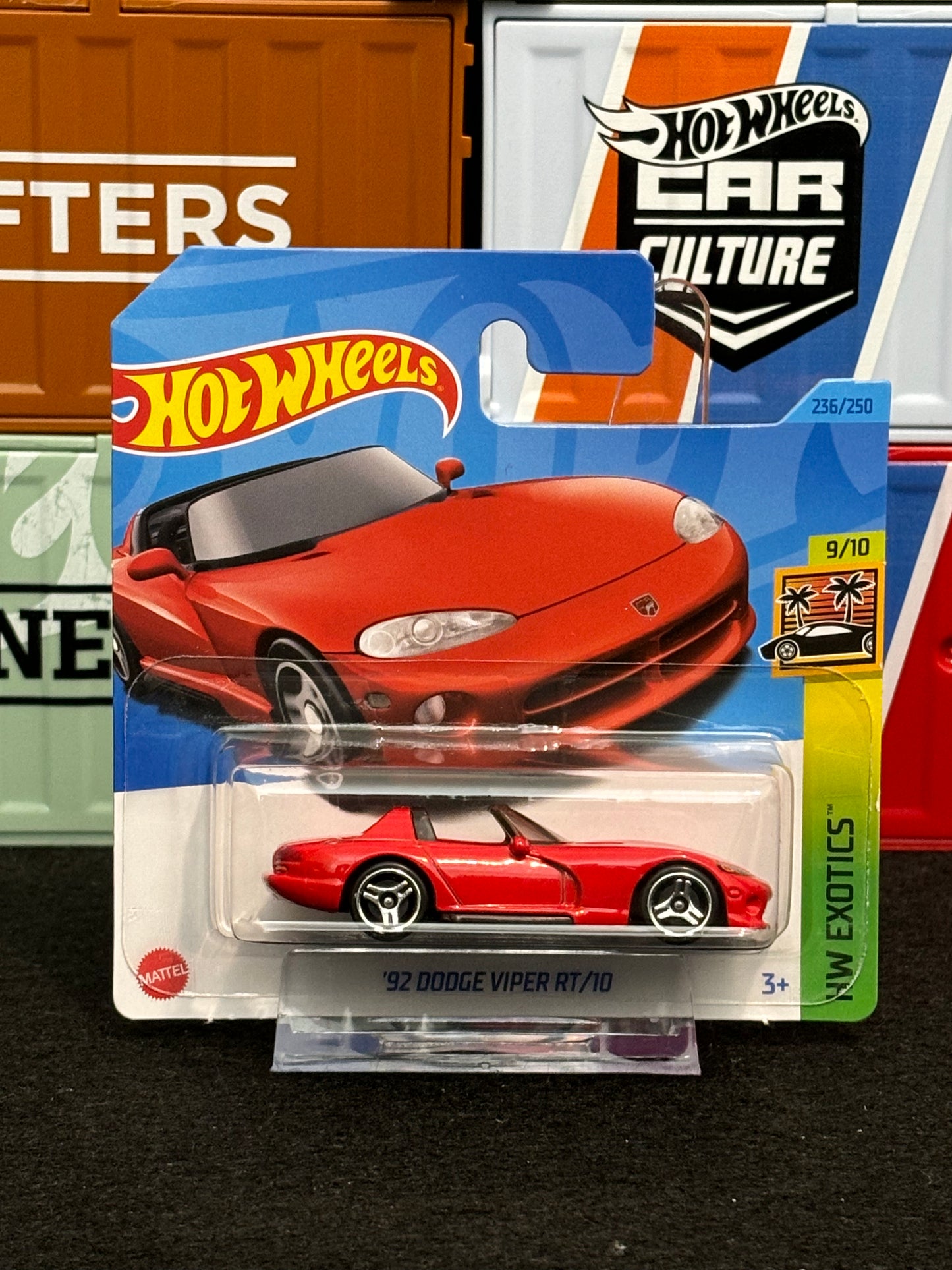 Hot Wheels 2023 '92 Dodge Viper RT/10 236/250 Mainline Short Card