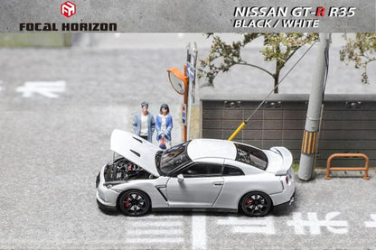 Focal Horizon 1:64 Nissan Skyline GTR R35 White or Black