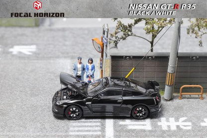 Focal Horizon 1:64 Nissan Skyline GTR R35 White or Black