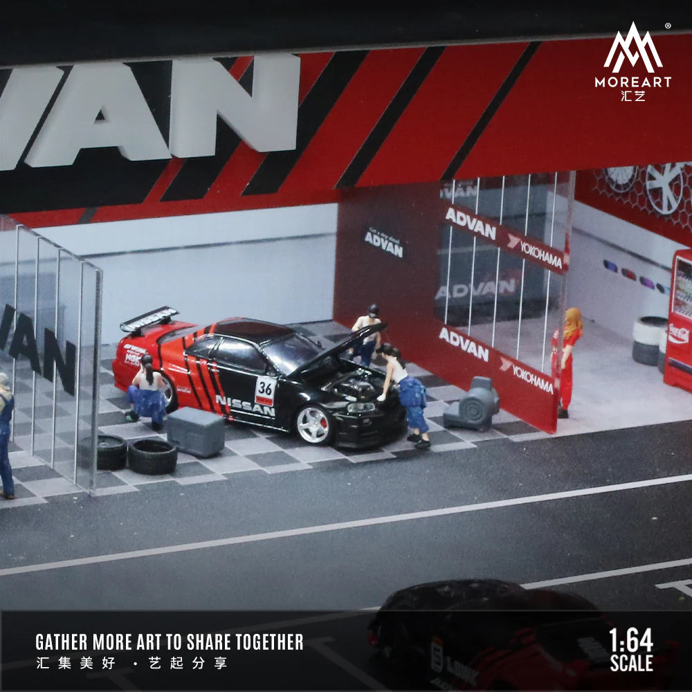 MOREART Advan Workshop 1:64 Diorama with LED Lighting