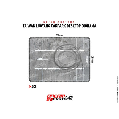 Dream Customs Taiwan Louyang Car Park Desktop Diorama Mat