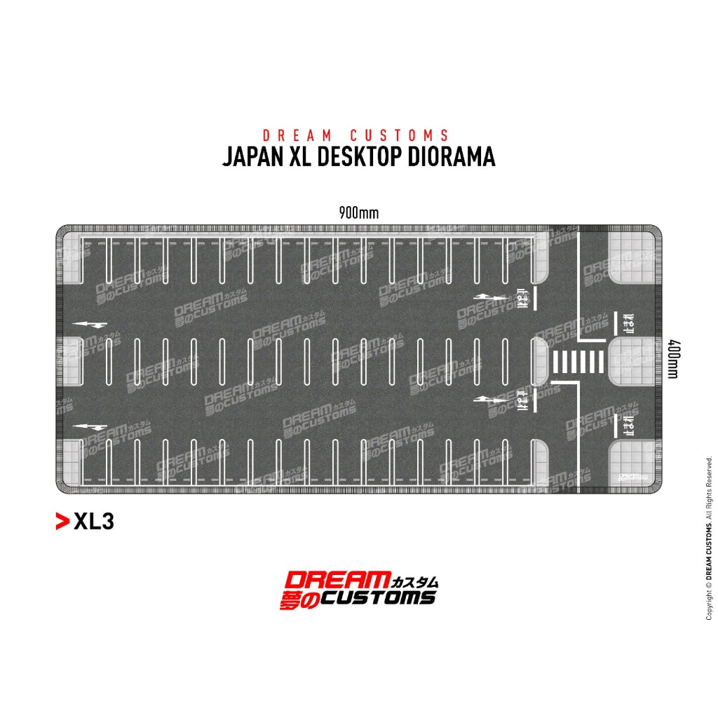 Dream Customs Japan XL Desktop Diorama Mat