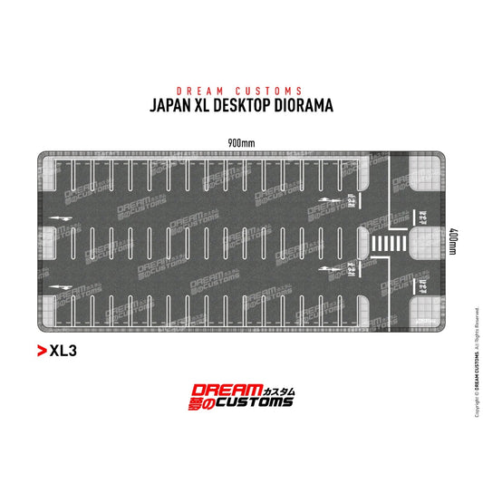 Dream Customs Japan XL Desktop Diorama Mat XL3 - AUSSIE diecast