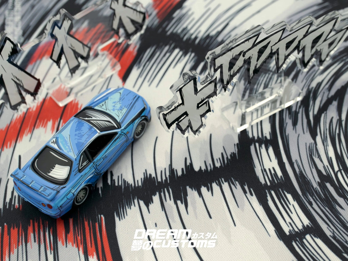 Dream Customs Manga Series JP Drift Corner Desktop Diorama Mat