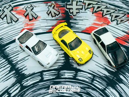 Dream Customs Manga Series JP Drift Corner Desktop Diorama Mat