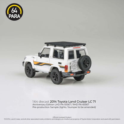 *PREORDER* PARA64 2014 Toyota Landcruiser LC71 3 door White Anniversary Edition