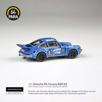 *PREORDER* PARA64 1975 Porsche 911 Carrera RSR 3.0 'Wallys Jeans' Kramer Racing Livery