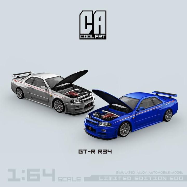 *PREORDER* COOL ART 1:64 Nissan Skyline GT-R R34 - Nismo Inspired