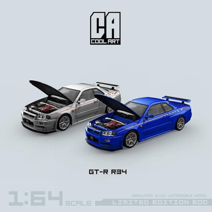 *PREORDER* COOL ART 1:64 Nissan Skyline GT-R R34 - Nismo Inspired