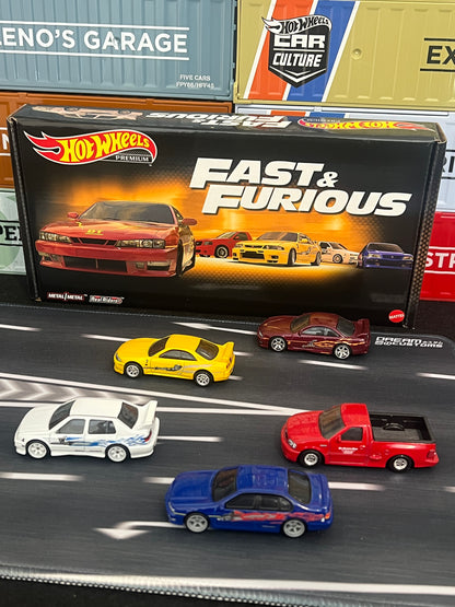 Hot Wheels 2024 Fast & Furious Premium 5 Car Boxed Set