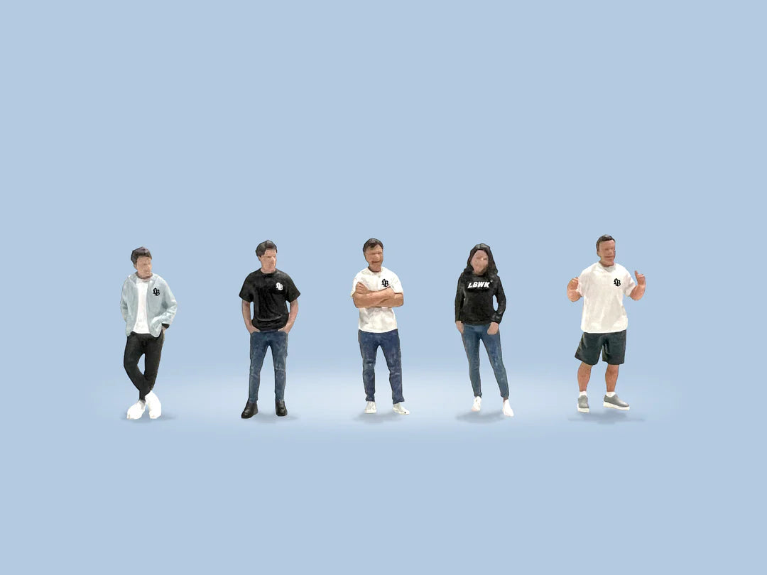 American Diorama 1:64 Liberty Walk Team set of 5 Figs