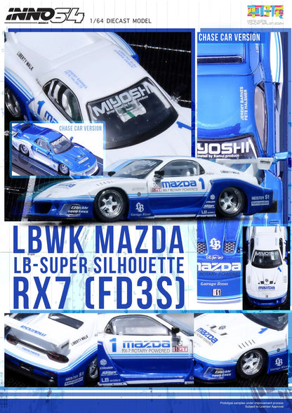 INNO64 LBWK RX-7 FD3S LB-Super Silhouette – AUSSIE diecast