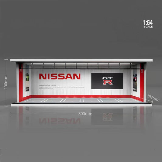 *PREORDER* MOREART Nissan GTR Light Assembly 1:64 Diorama with LED Lighting