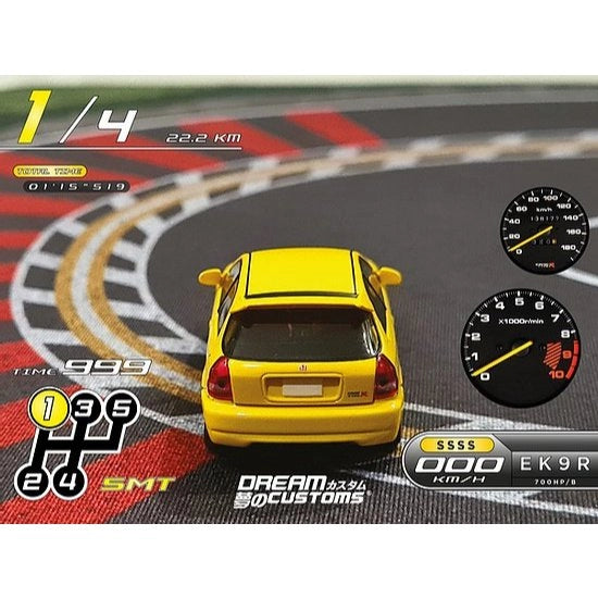 Dream Customs Touge Drift  Desktop Diorama Mat M1