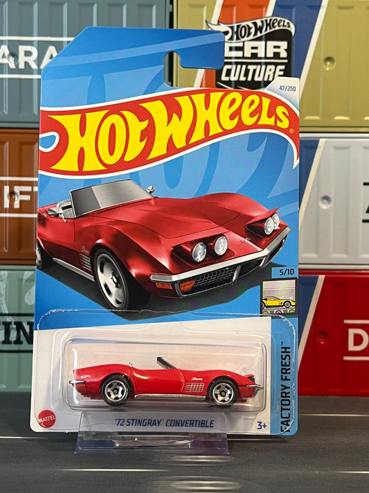 Hot Wheels 2024 ‘72 Stingray Convertible Mainline 47/250 - AUSSIE diecast