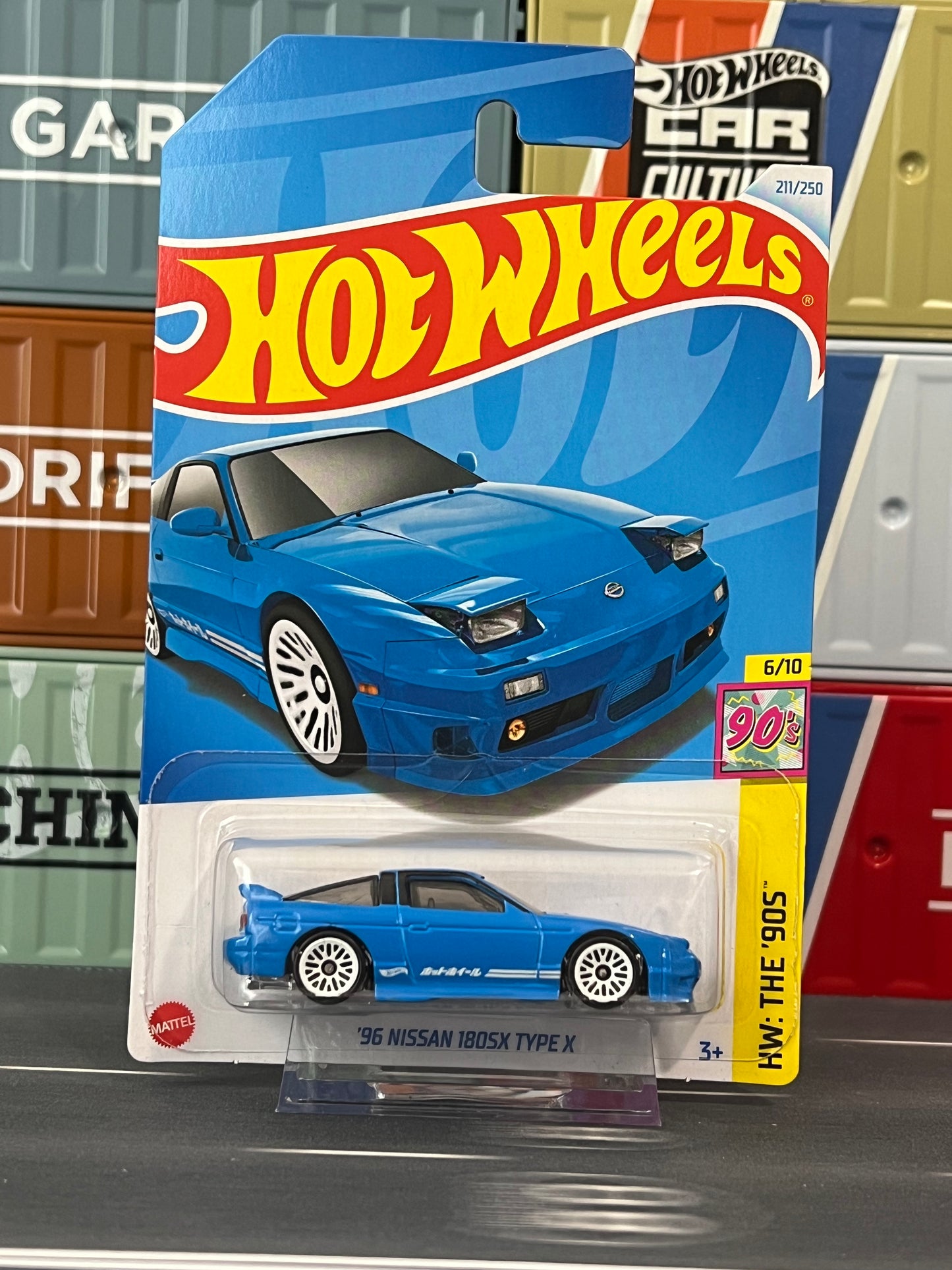 Hot Wheels 2024 ‘96 Nissan 180SX Type X Mainline 211/250