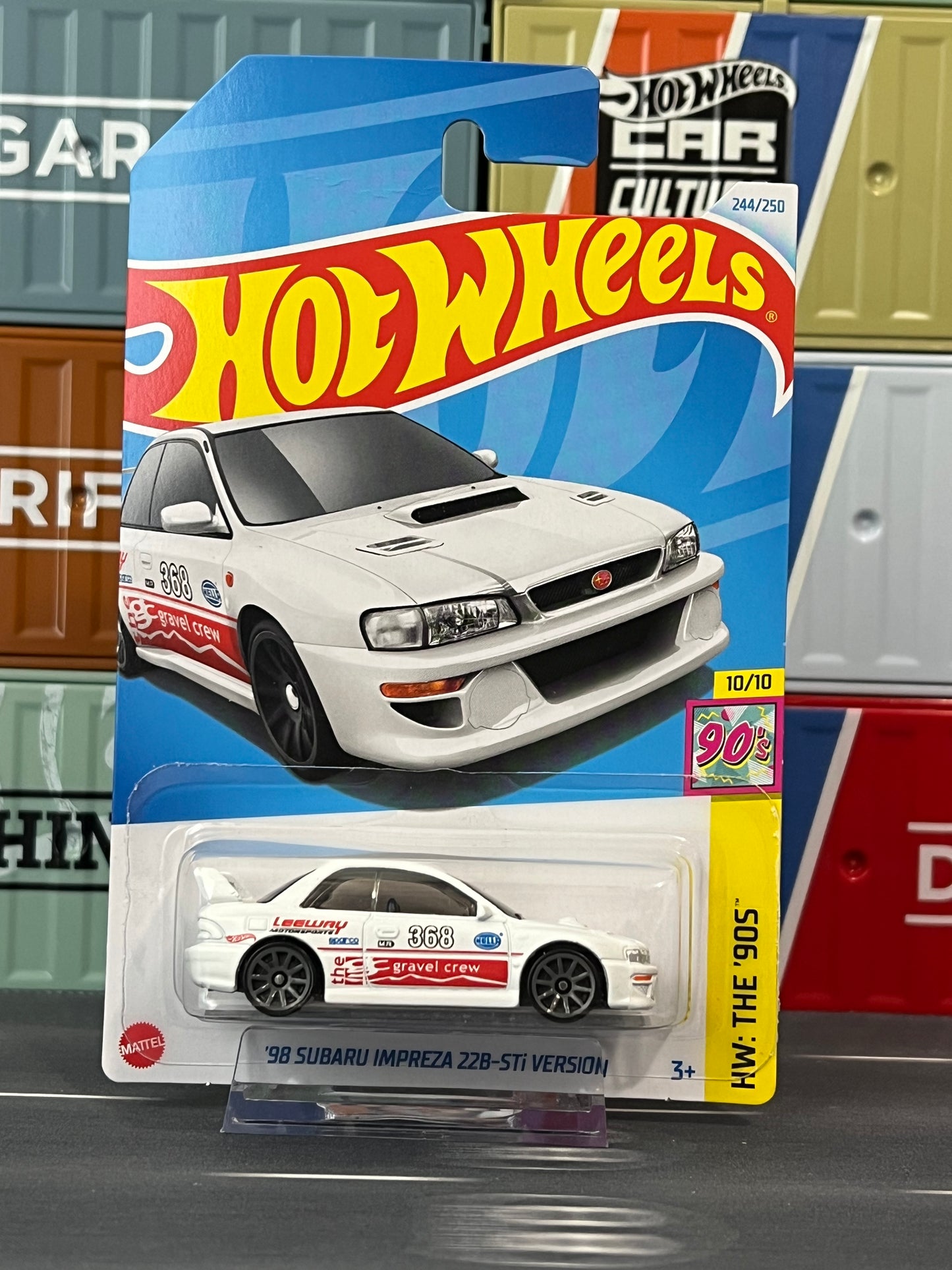 Hot Wheels 2024 ‘98 Subaru Impreza 22B-STi Version Mainline 244/250