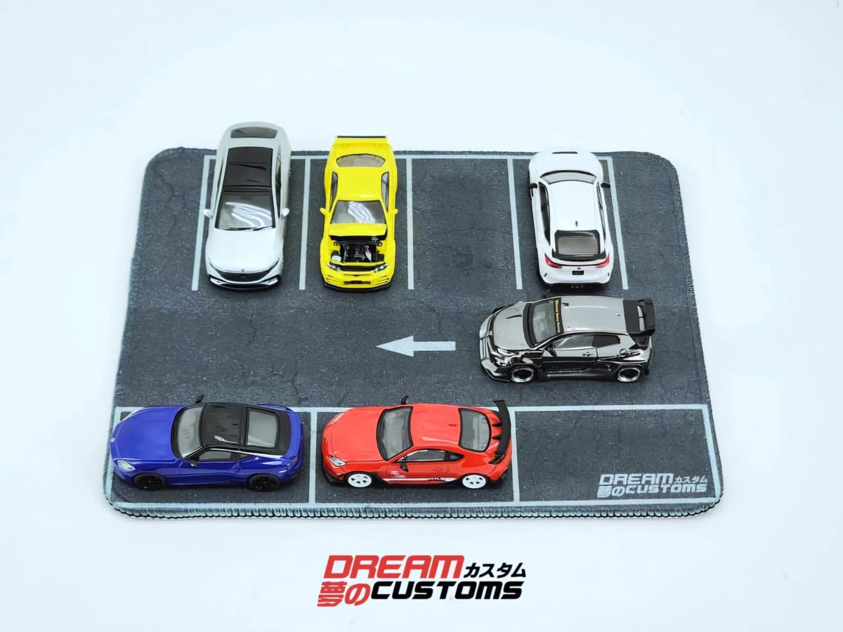 Dream Customs Parking Lot A-1 Mini Desktop Diorama Mat MINI1 - AUSSIE diecast