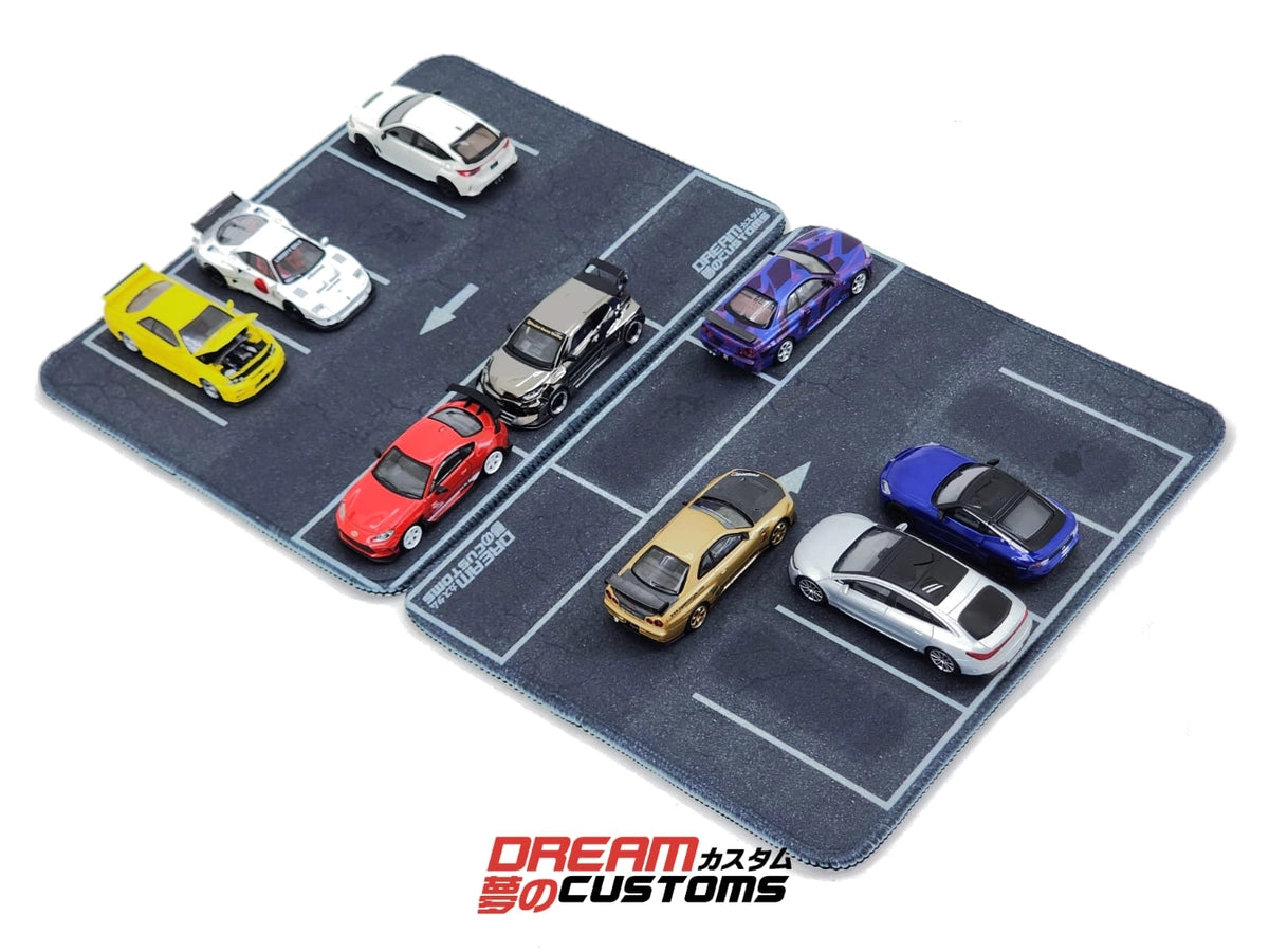 Dream Customs Parking Lot A-1 Mini Desktop Diorama Mat MINI1 - AUSSIE diecast