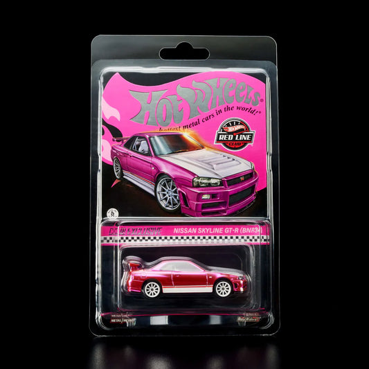 Hot Wheels 2023 RLC Collectors Pink Nissan Skyline GT-R (BNR34)