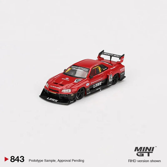 *PREORDER* Mini GT 1:64 Nissan LB-ER34 Super Silhouette SKYLINE Red/Black