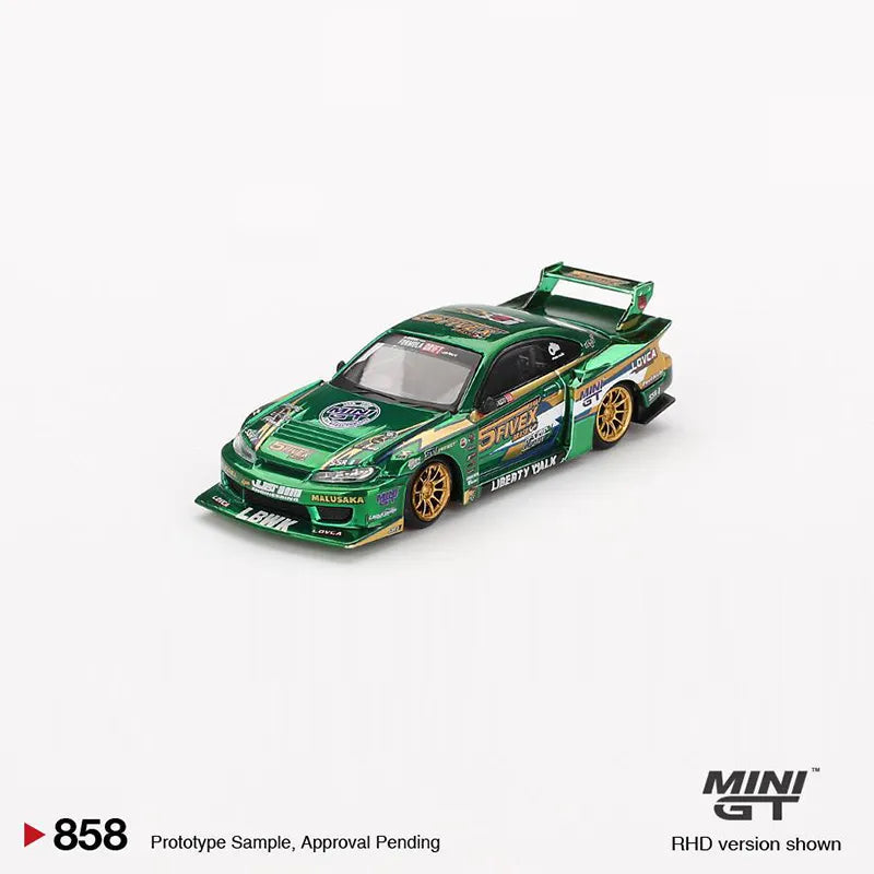 *PREORDER* Mini GT 1:64 Nissan LB-Super Silhouette S15 SILVIA LBWK 2024 Fausto Racing