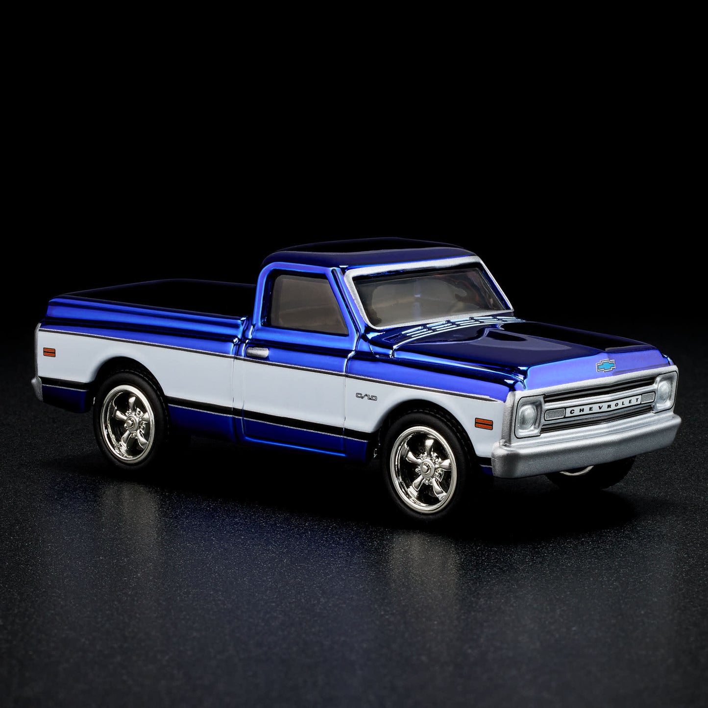 Hot Wheels RLC 1969 Chevy C10 Navy Blue