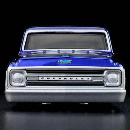 Hot Wheels RLC 1969 Chevy C10 Navy Blue