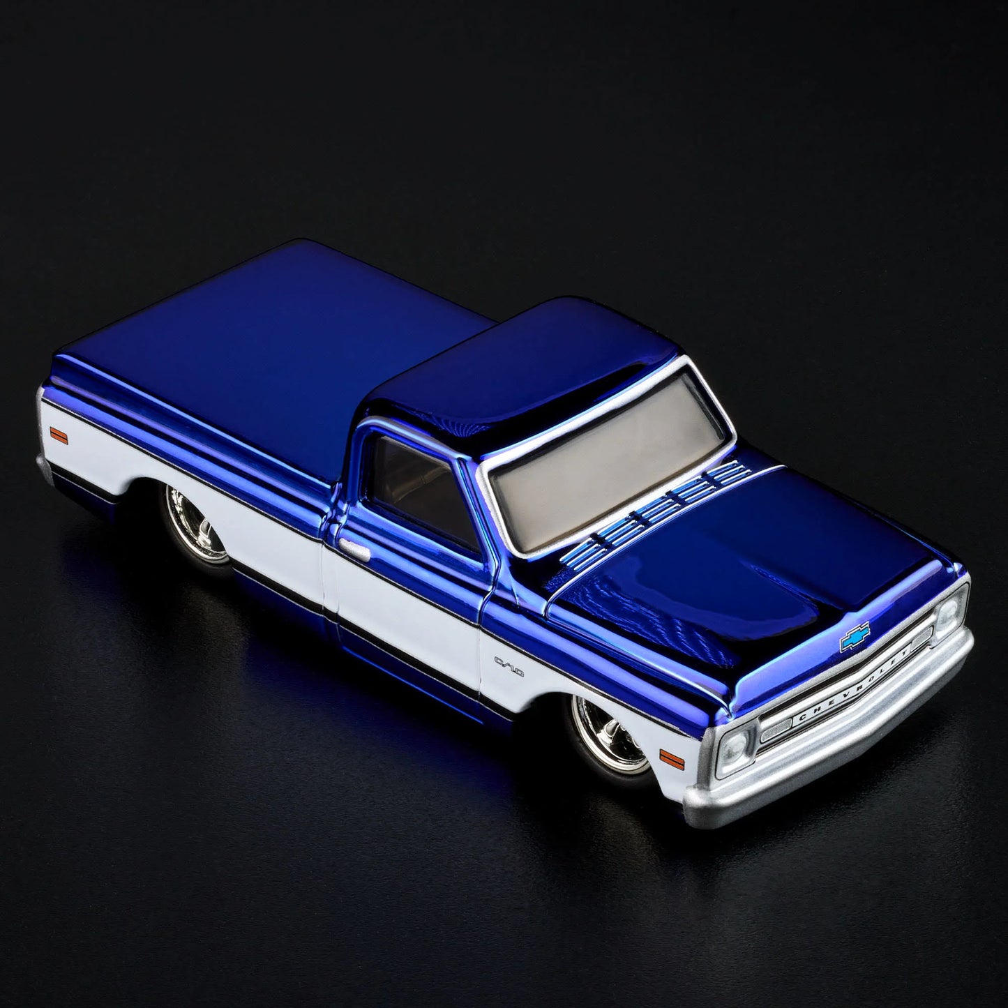 Hot Wheels RLC 1969 Chevy C10 Navy Blue