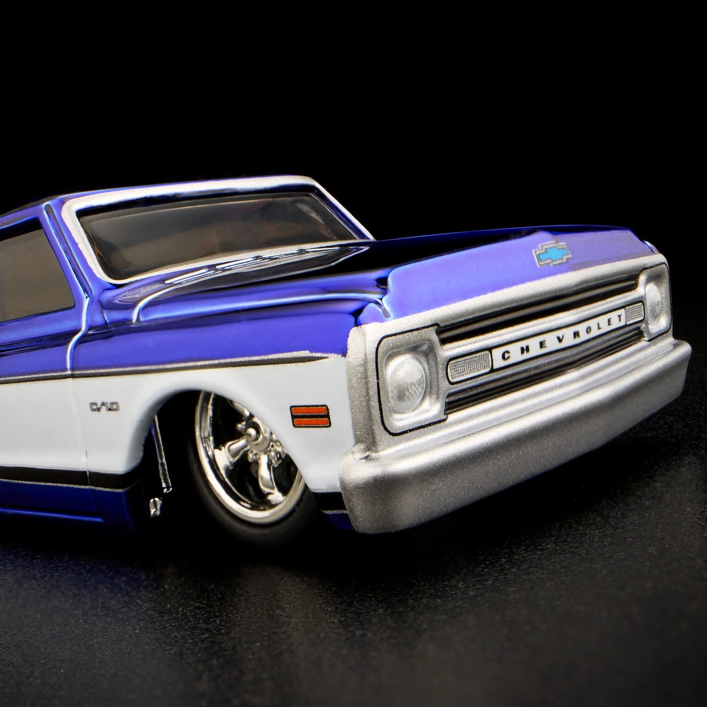 Hot Wheels RLC 1969 Chevy C10 Navy Blue