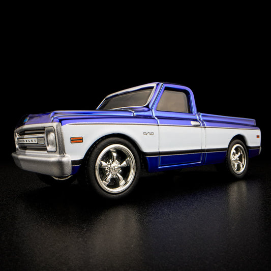 Hot Wheels RLC 1969 Chevy C10 Navy Blue
