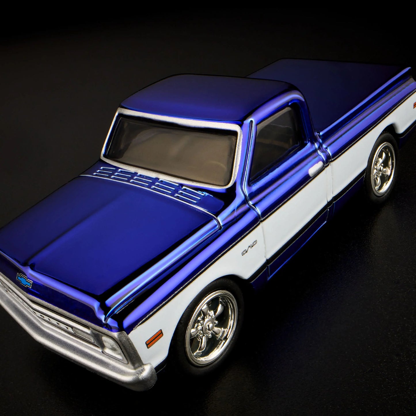 Hot Wheels RLC 1969 Chevy C10 Navy Blue