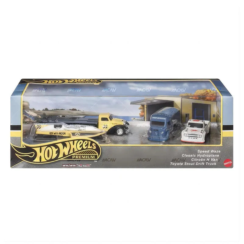 Hot Wheels 2024 Premium Diorama Box Set - Mooneyes