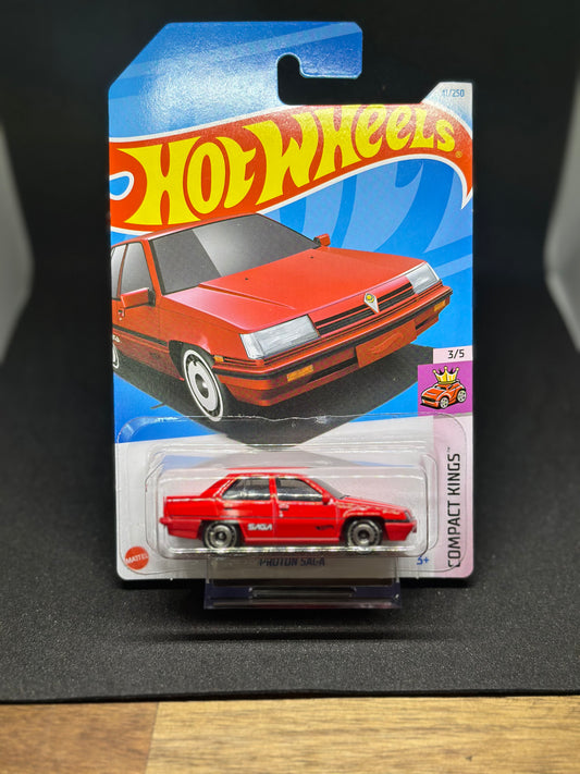 Hot Wheels 2024 Proton Saga Red Mainline