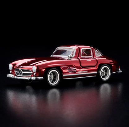 Hot Wheels 2023 1955 Mercedes-Benz 300 SL RLC  - Oxblood Red