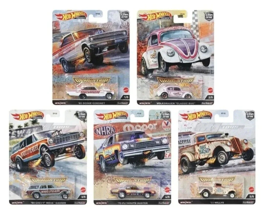 Hot Wheels 2023 Car Culture Drag Strip Demons R Case (FPY86)