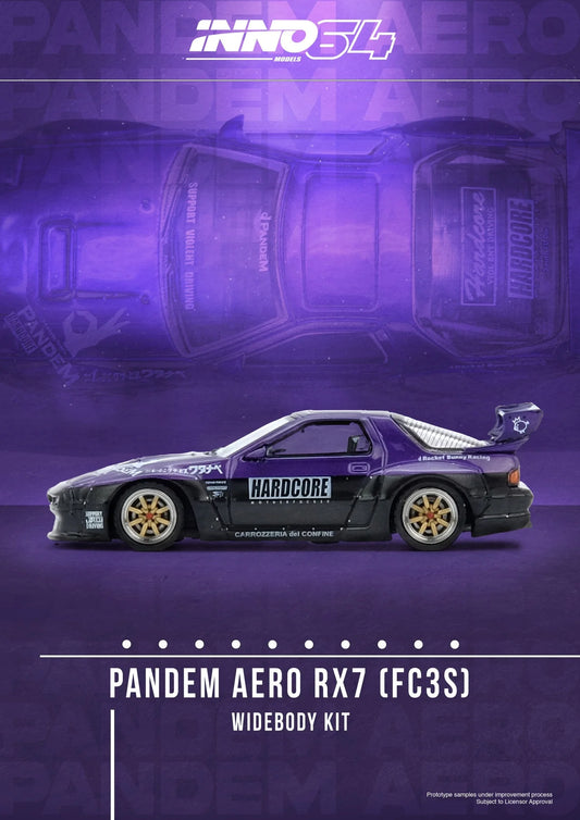 INNO64 Mazda RX-7 (FC3S) "Pandem Rocket Bunny" Purple