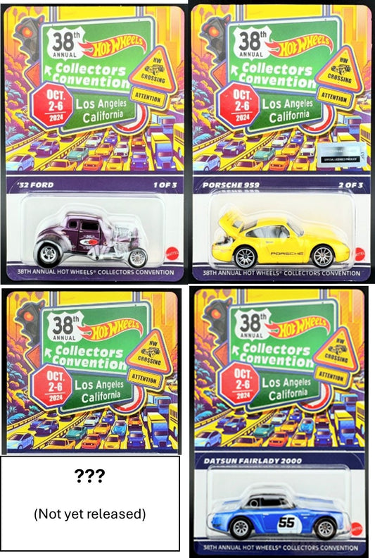 **PREORDER** Hot Wheels 2024 LA Convention Set of 4 Cars