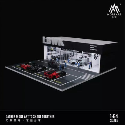 MOREART Liberty Walk LBWK Workshop 1:64 Diorama with LED Lighting