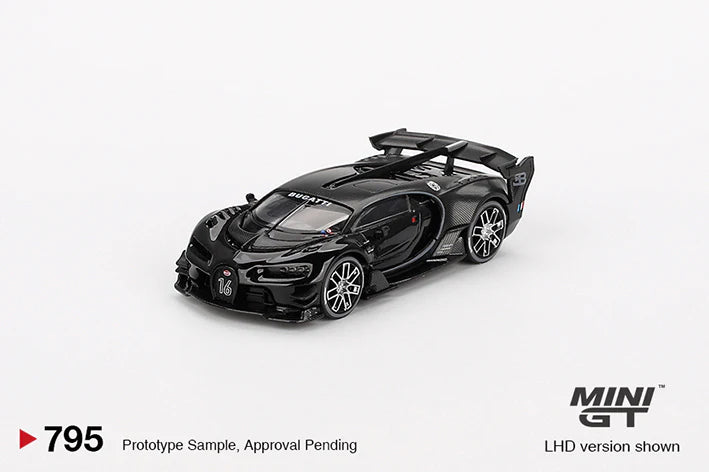 Mini GT 1:64 Bugatti Vision Turismo Black 795 - AUSSIE diecast