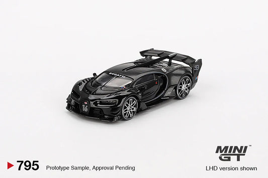 Mini GT 1:64 Bugatti Vision Turismo Black 795 - AUSSIE diecast