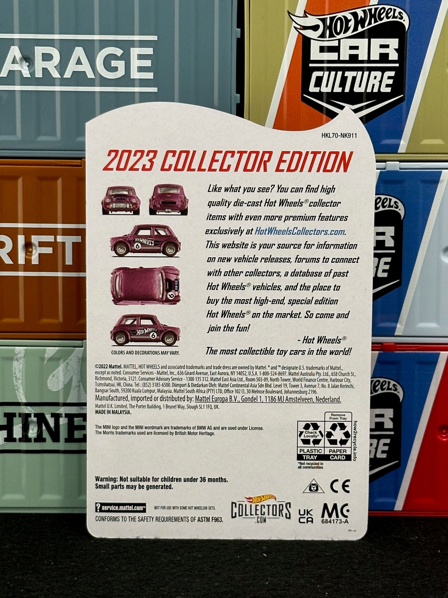 Hot Wheels 2023 Collector Edition Morris Mini