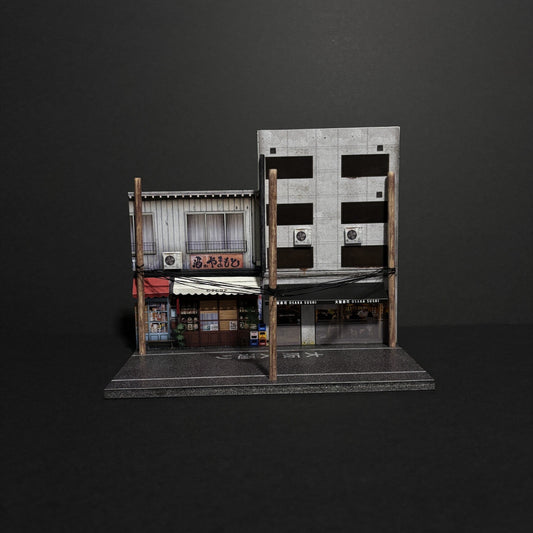 Mr Dioramas Osaka Japan V1 Street 1:64 Diorama Scene - AUSSIE diecast