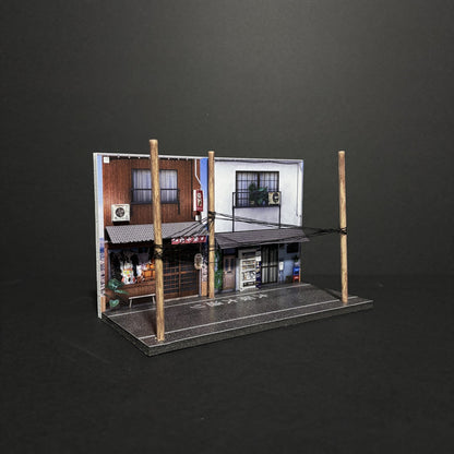 Mr Dioramas Osaka Japan V2 Street 1:64 Diorama Scene - AUSSIE diecast