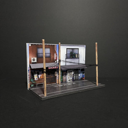 Mr Dioramas Osaka Japan V2 Street 1:64 Diorama Scene - AUSSIE diecast