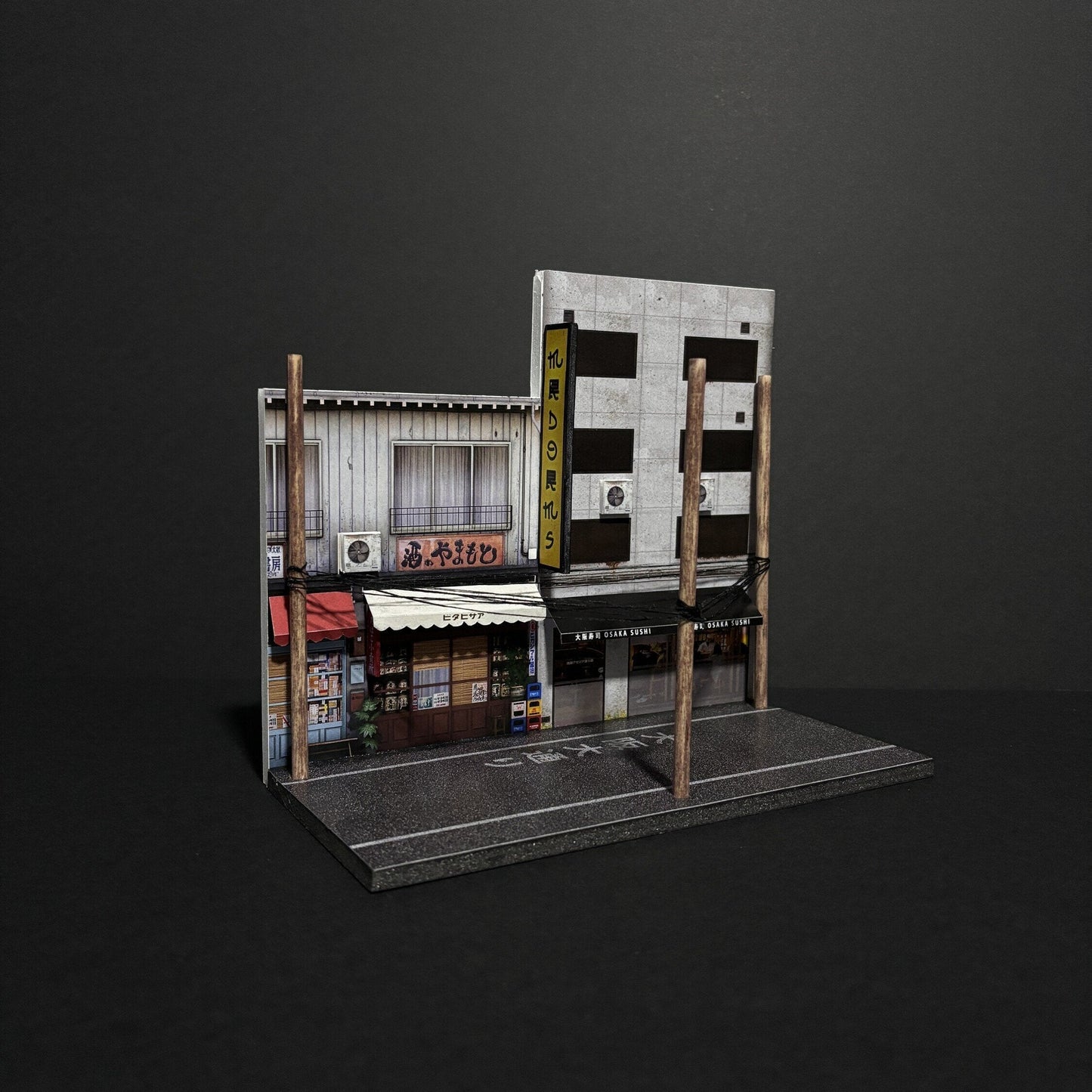 Mr Dioramas Osaka Japan V1 Street 1:64 Diorama Scene - AUSSIE diecast